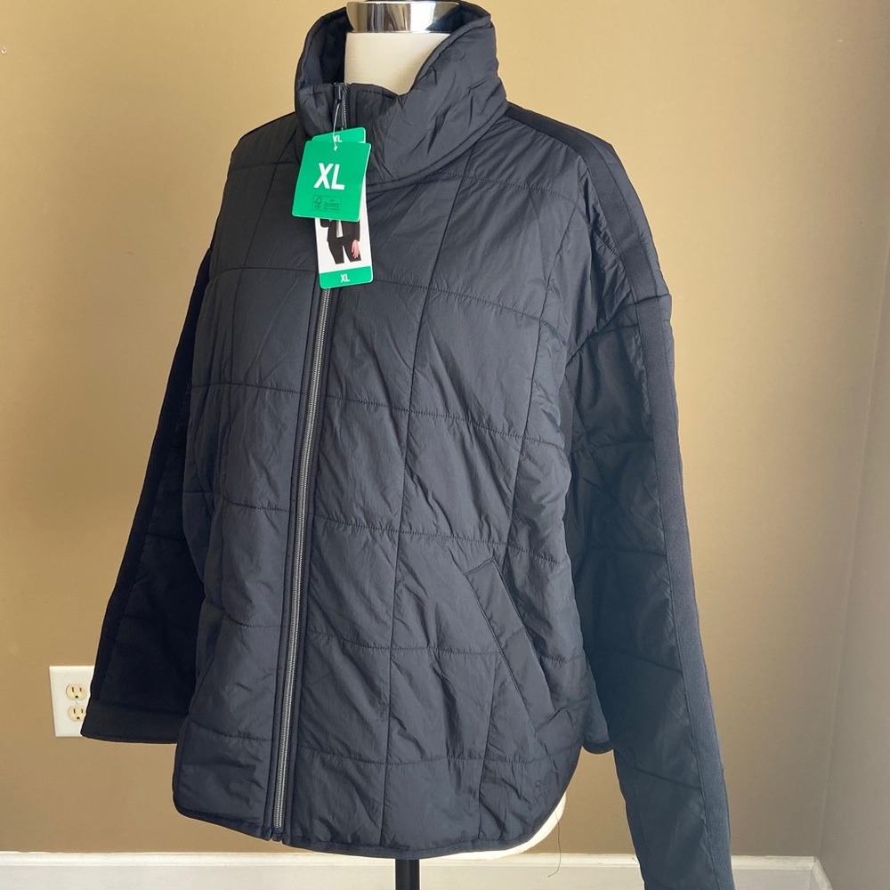 Roxy Women’s Black Lightweight All Season Quilted Puffer Jacket‎ Size XLarge